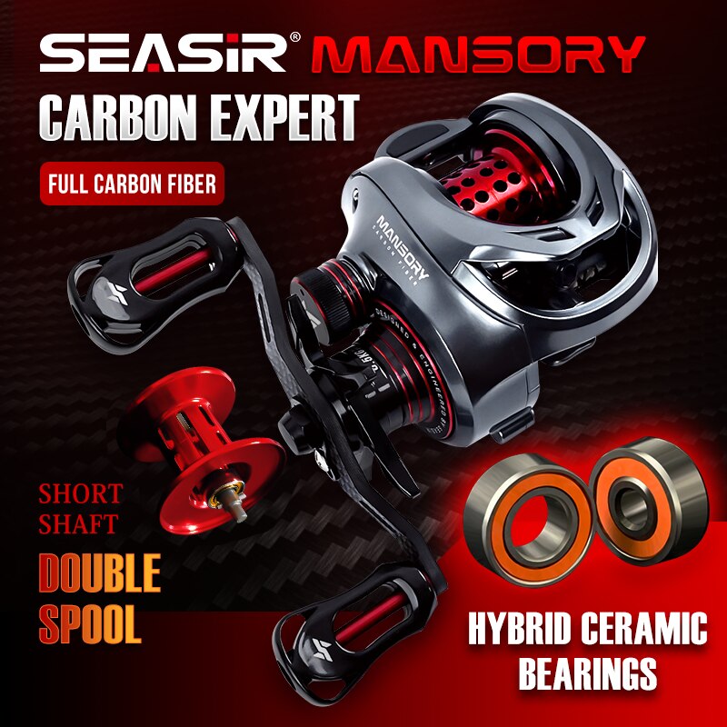 Ice Fishing Reel - Seasir Mansory 베이트 캐스팅 낚시 릴,