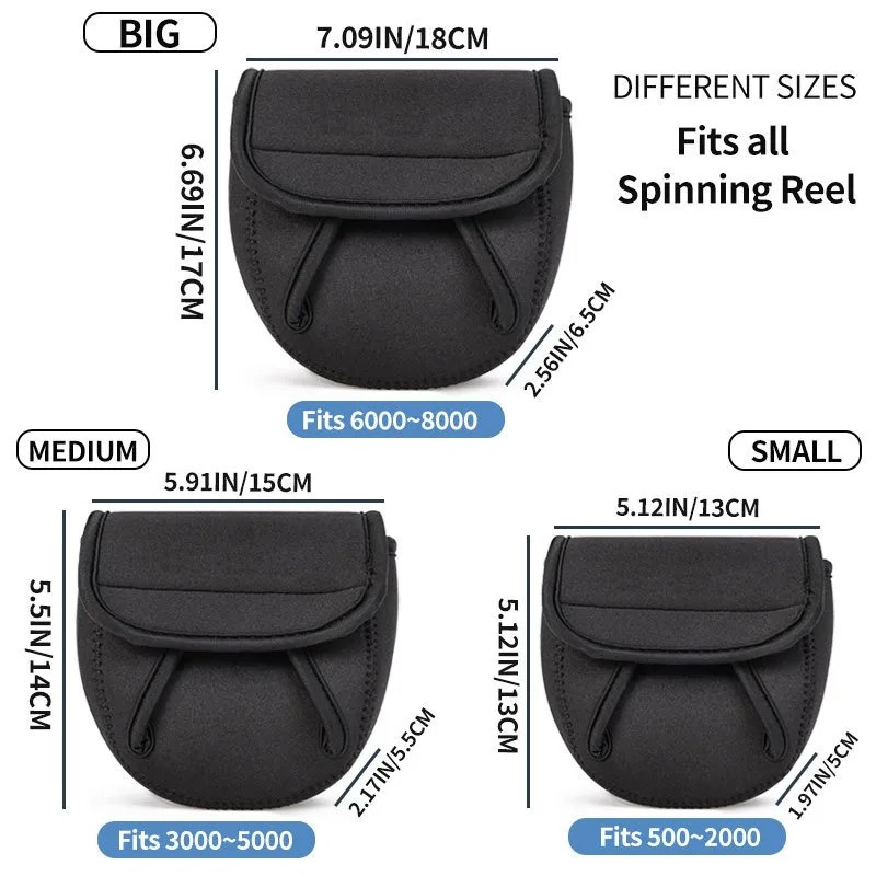 낚시 릴 보호 커버 가방, 500-8000 사이즈 릴용 - Spinning Reel 리뷰 및 가격