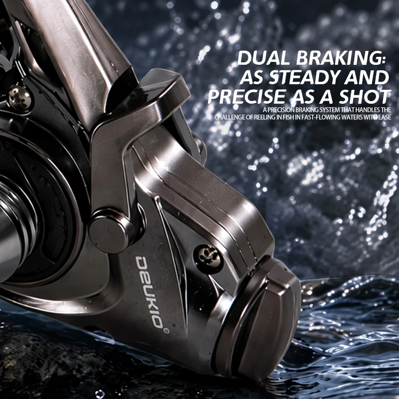 DEUKIO 미니 더블 브레이크 디자인 낚시 스피닝 릴 - Trolling Reel 리뷰 및 가격